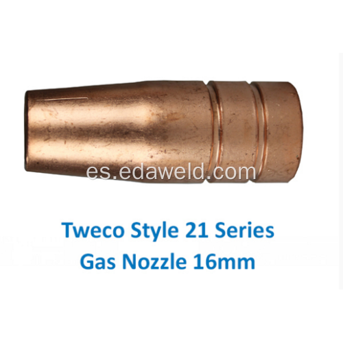 Boquilla de gas Tweco 21-62 16mm